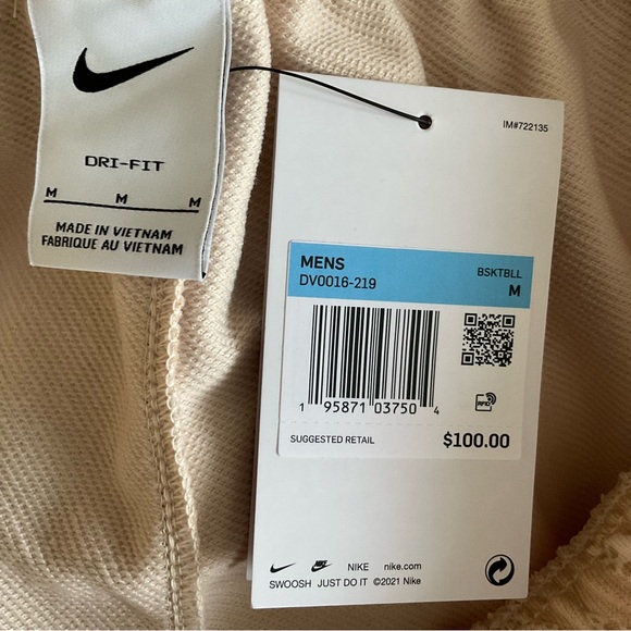 Nike Dri-FIT Standard Issue Men's Basketball Pants Size Medium NWT (A1) - Picture 10 of 10